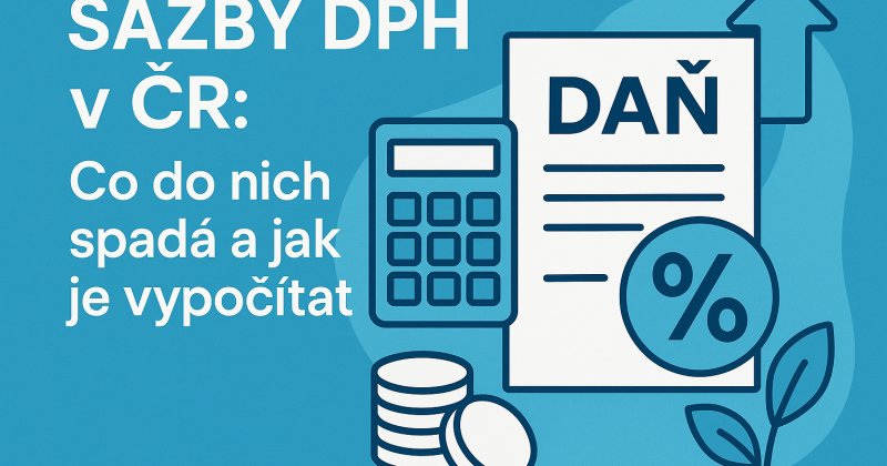 Ilustrační obrázek k článku: Sazby DPH v ČR: Co do nich spadá a jak je vypočítat