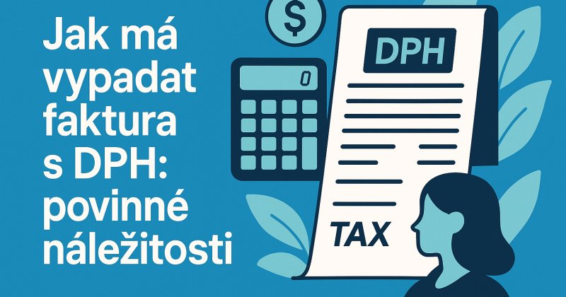 Ilustrační obrázek k článku: Jak má vypadat faktura s DPH: povinné náležitosti