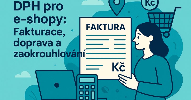 Ilustrační obrázek k článku: DPH pro e-shopy: Fakturace, doprava a zaokrouhlování